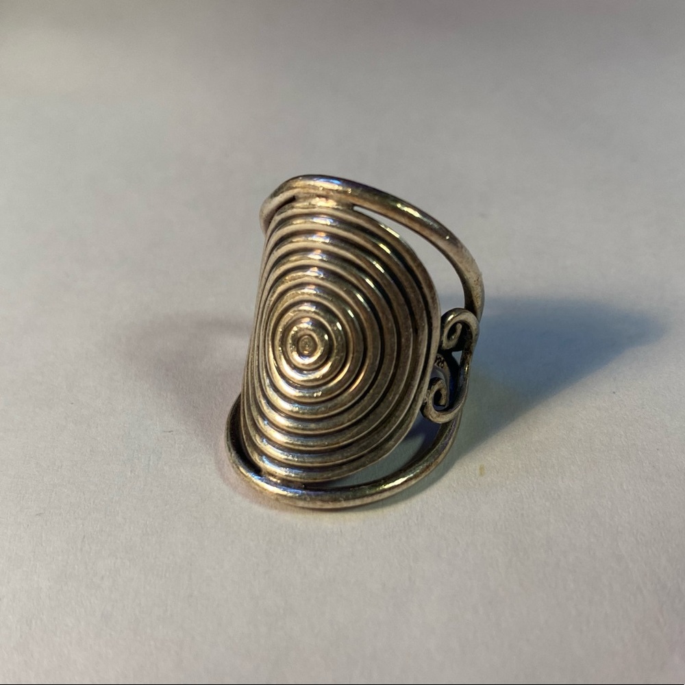 Infinite Spiral Sterling Silver Ring